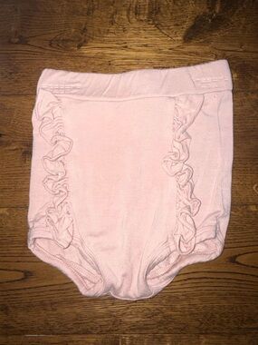 Kate Quinn Pink Ruffle Bamboo Bummies 12/18 Month